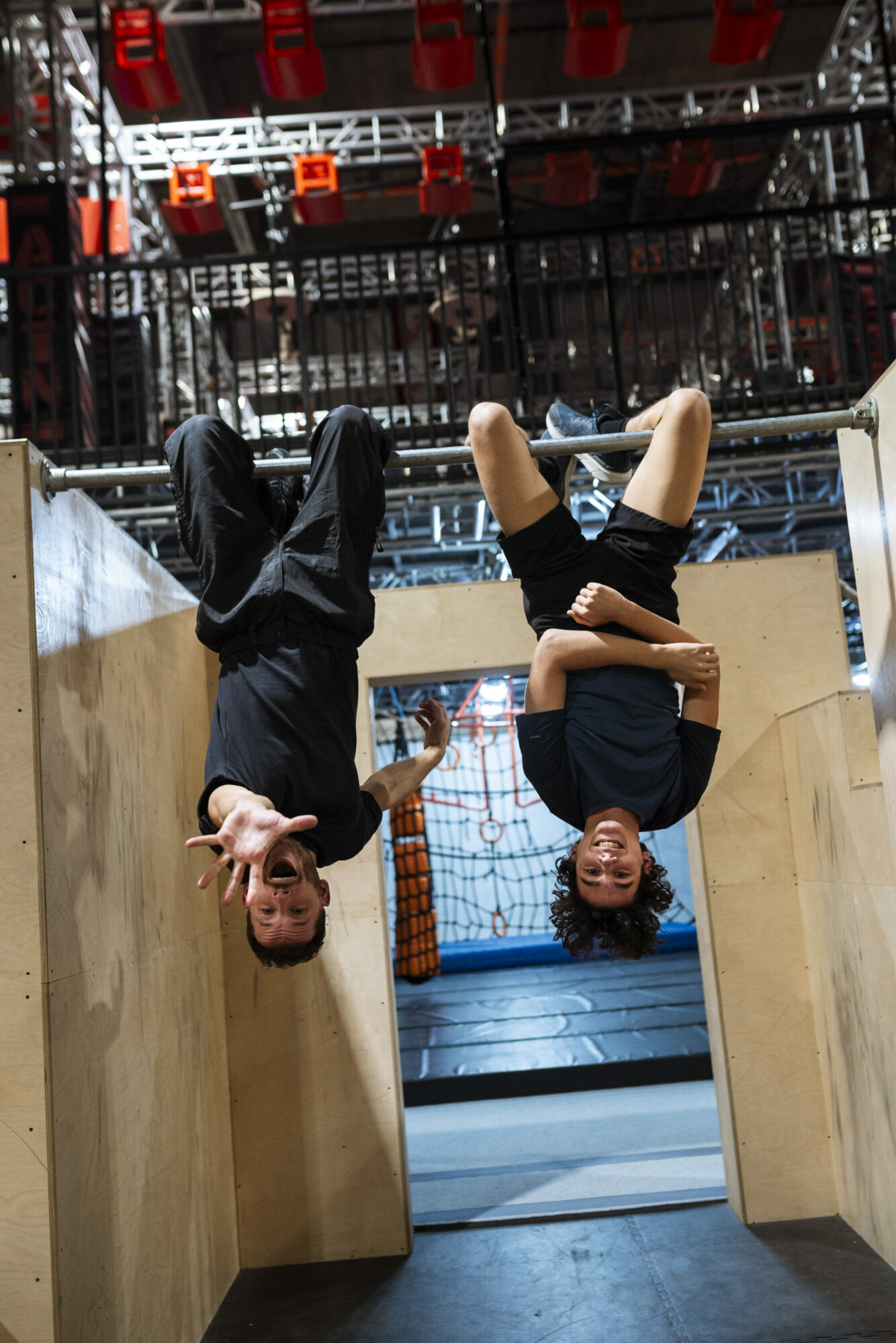 Charlie et PetitTom, parkour et taekwondo